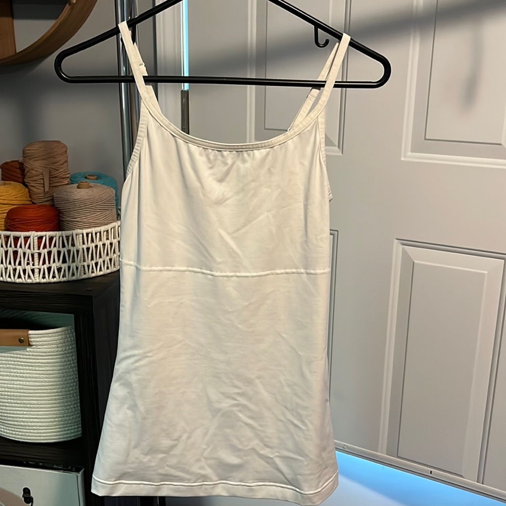 Maidenform White Shapewear top Sz L